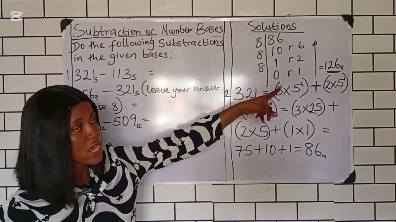 Subtraction of Number Bases | Binary, Octal & Decimal | Full Math Tutorial