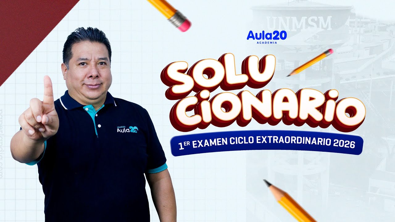 EN VIVO 🔴 | SOLUCIONARIO EXAMEN CICLO EXTRAORDINARIO SAN MARCOS 💙