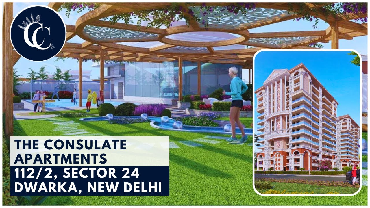 The Consulate Apartments | Sector 24 #dwarka #delhi | 4 & 3+1 BHK flats @ 2 Cr. #dwarkaexpressway