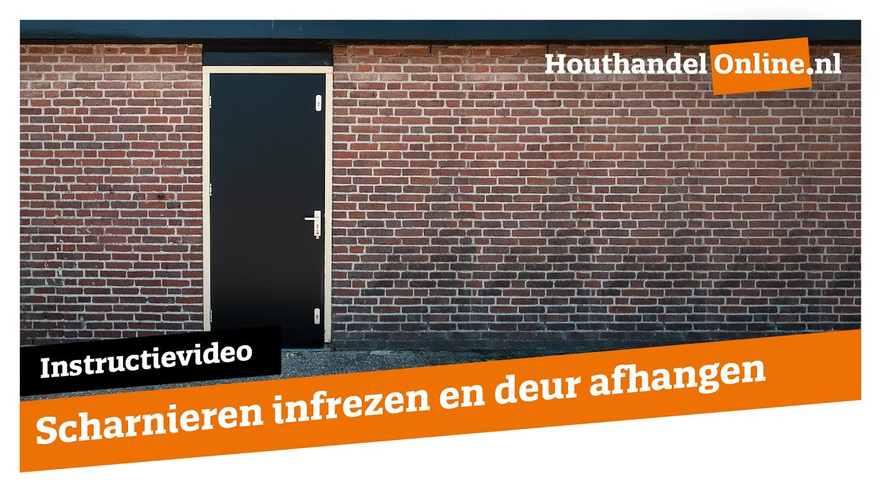 Scharnieren infrezen en deur afhangen — Houthandelonline #19
