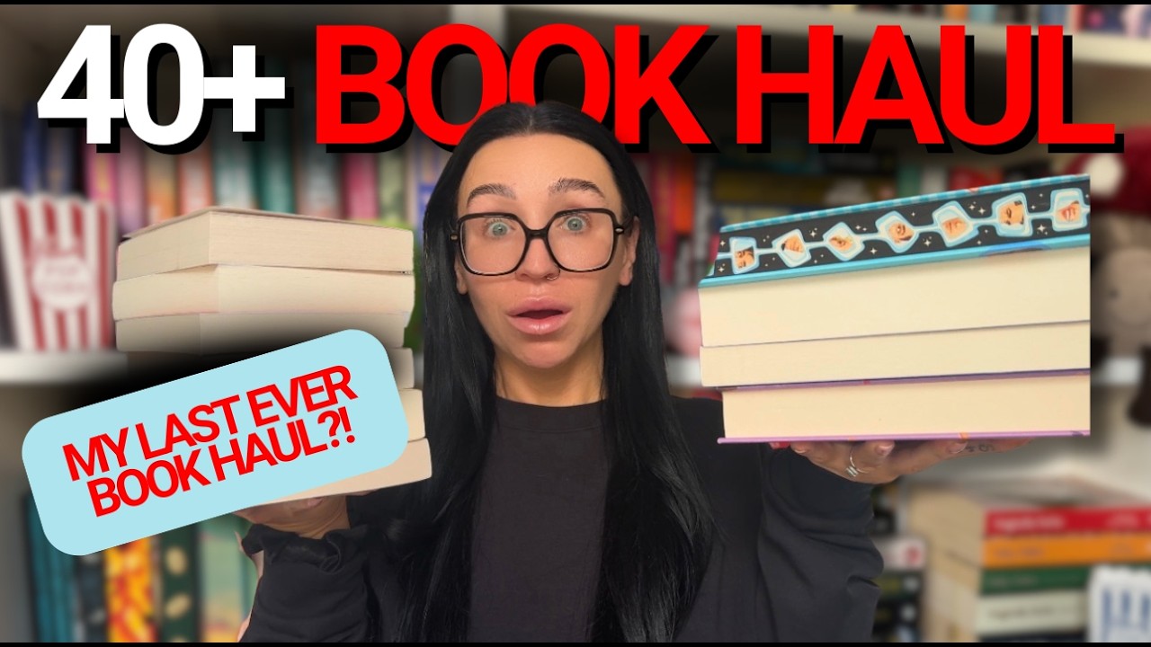 My LAST Book Haul EVER?! 😱💔 | 40+ Books, Book Buying Confession &  New Release Thrillers! 📚