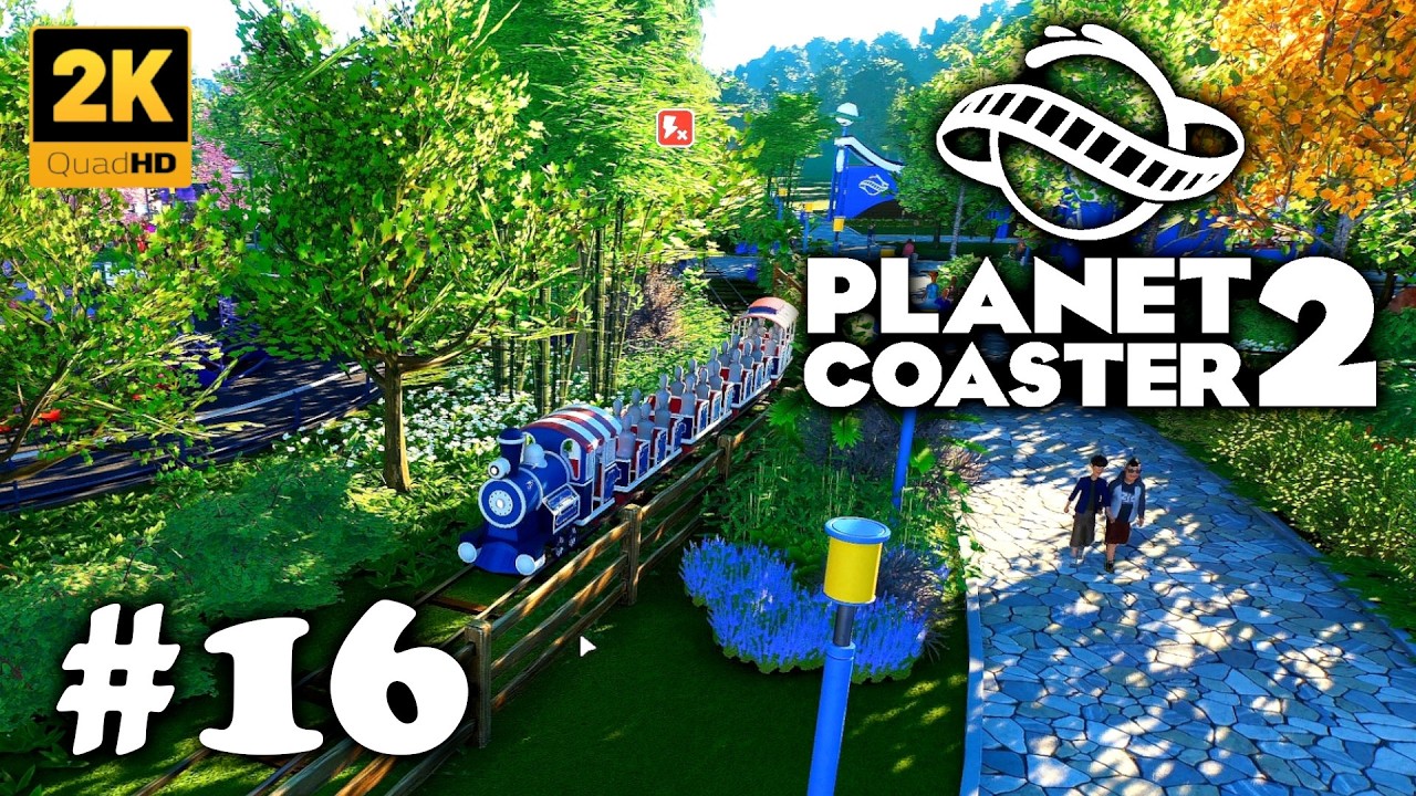 Planet Coaster 2 🎢 #16: Eisenbahn Rundgang (Testfahrt) 🤗🚂 [Deutsch] [PC]