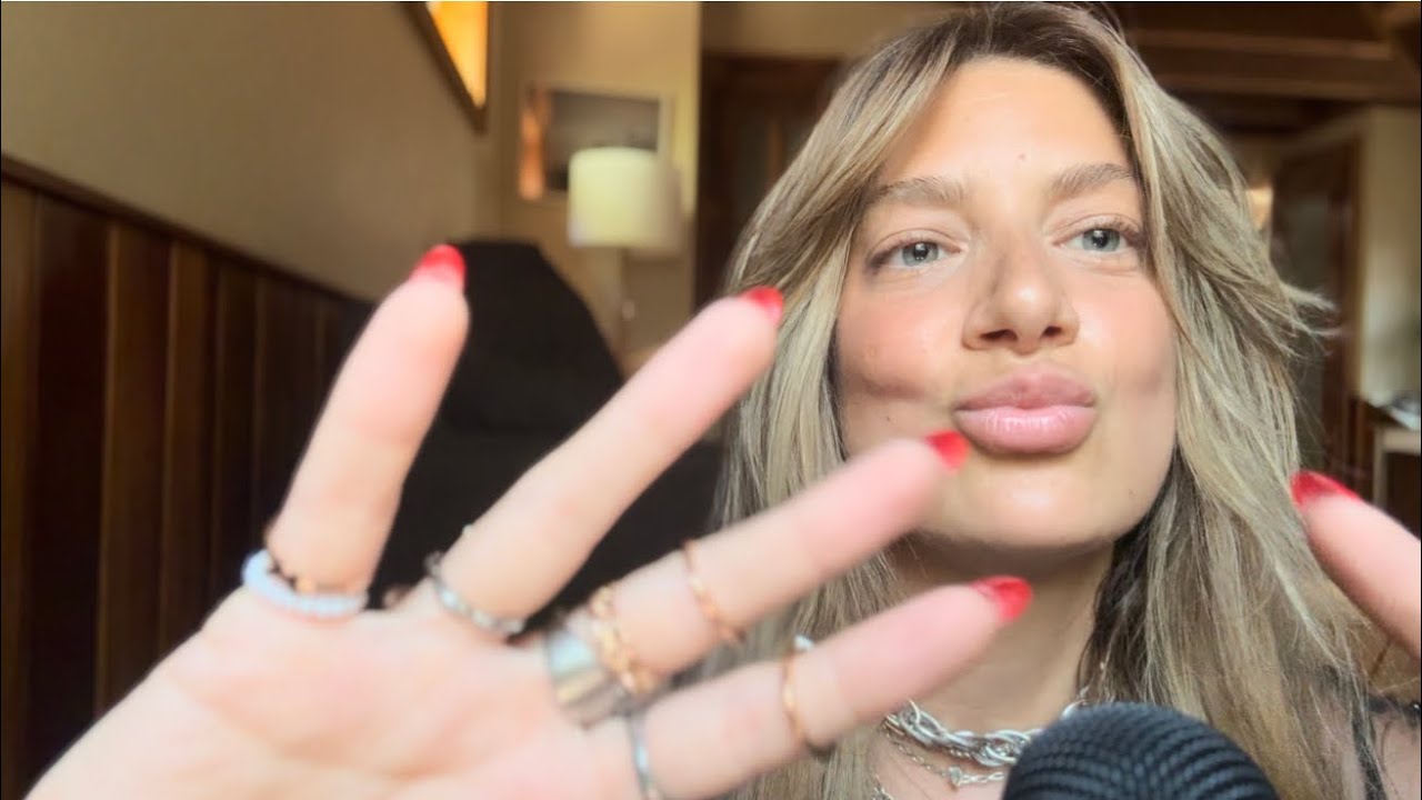 ASMR LOTS of jewelry & ring sounds! cupped whispers, mouth sounds, brain scratching  (no midroll ad)