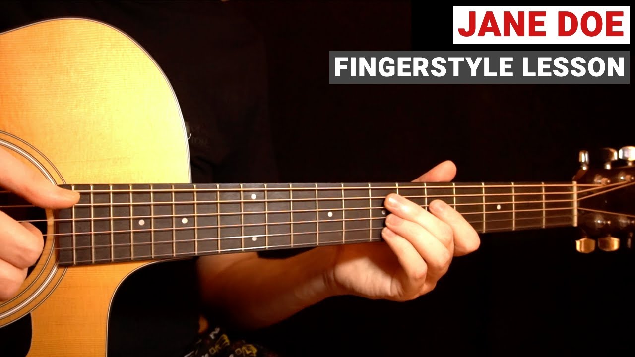 JANE DOE - Fingerstyle Tutorial (Guitar Lesson) | Chainsaw Man: Reze Arc Ending Theme