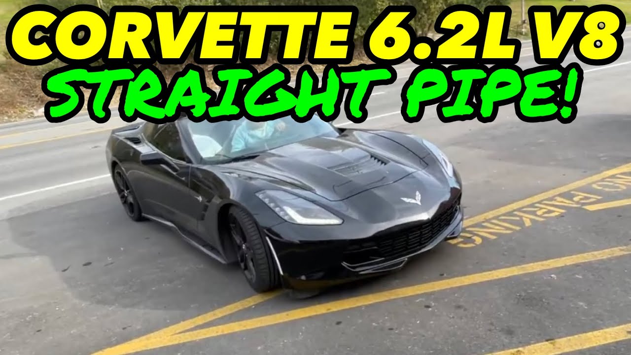 2014 Chevy Corvette 6.2L V8 Dual Exhaust w/ Straight Pipes!