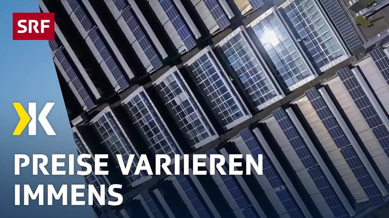 Solarstrom im Test: 100 Prozent Sonnenenergie ohne eigene Solaranlage | 2021 | Kassensturz | SRF