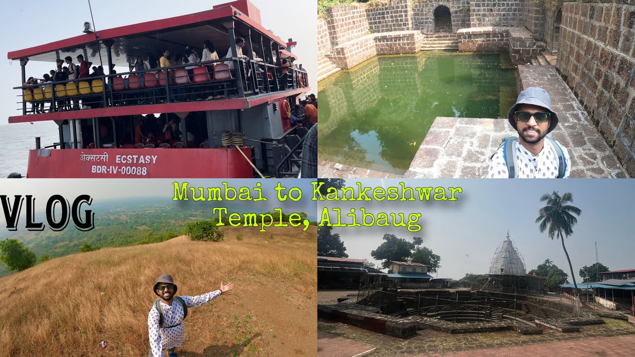 MUMBAI TO KANKESHWAR TEMPLE DETAIL VIDEO-ALIBAG MALDAR JETTY FROM GATEWAY OF INDIA #miunaad