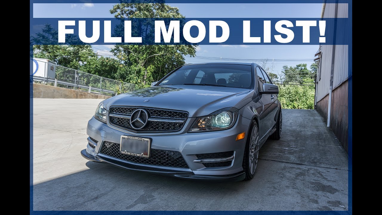 CRAZIEST MERCEDES EVER *FULL MOD LIST*