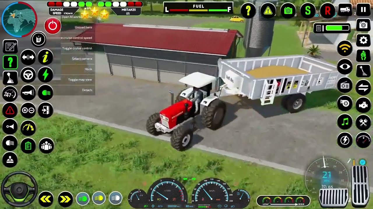 Play Farming Simulator mode on mobile #fs22 #fsmods #mobilegame #indiantractor #farmingsimulator22