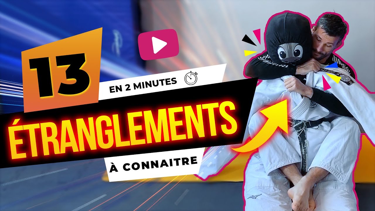 13 Étranglements (Shime-Waza) à connaitre en 2 minutes - Judo/jiu jitsu...