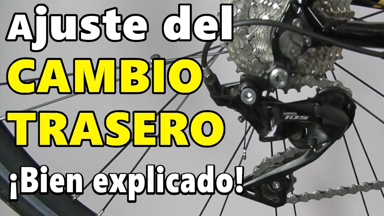 Ajustar cambio trasero de bicicleta | GLOBEROS BTT