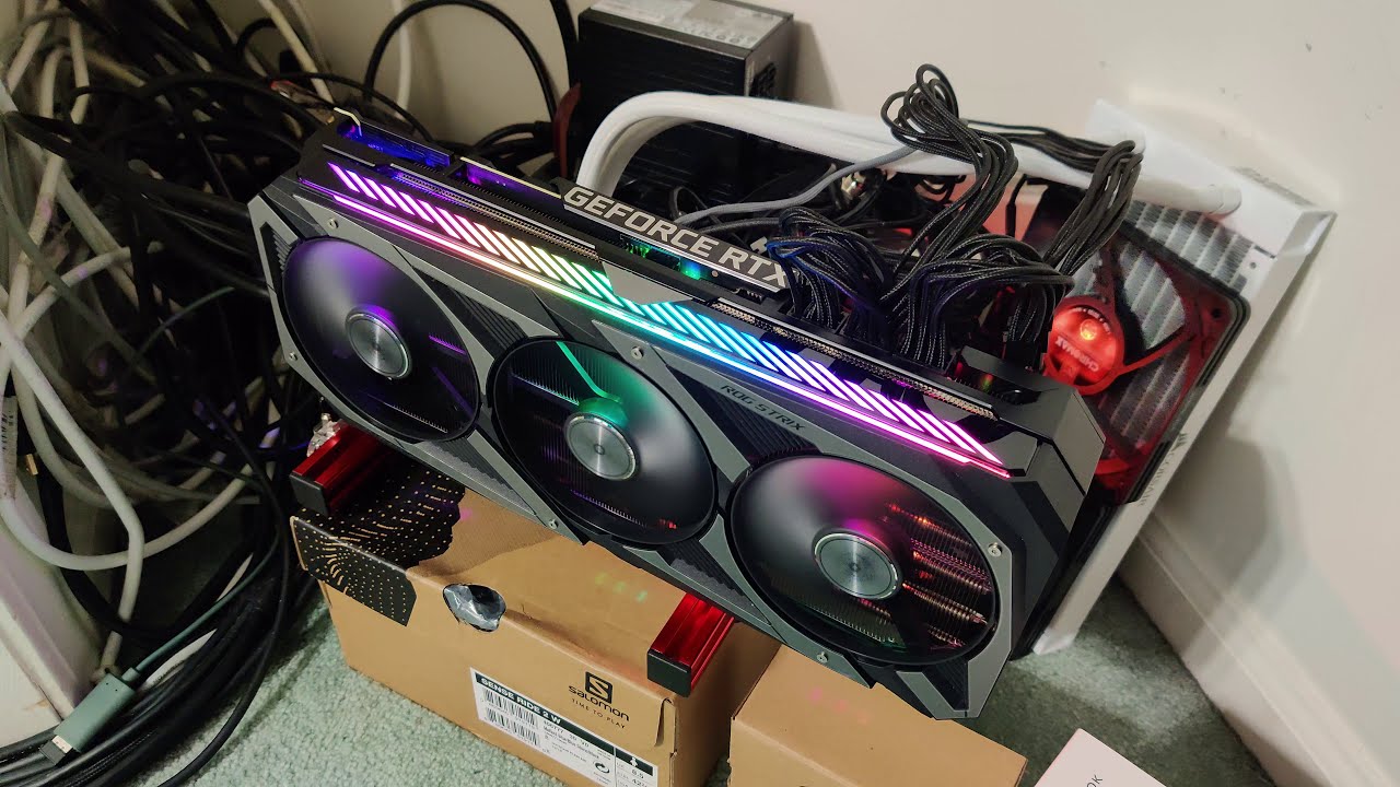 My First ASUS ROG STRIX 3090 OC Unboxing + Comparison to other 3090's on hand