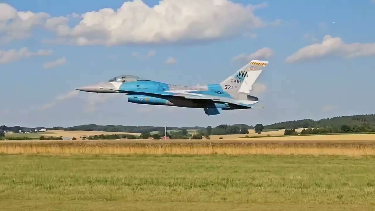 Freewing F-16 90mm V2  8S  *** HD Video ***  MAIDEN Didi´s Kistn ... @funflyers8244 :D