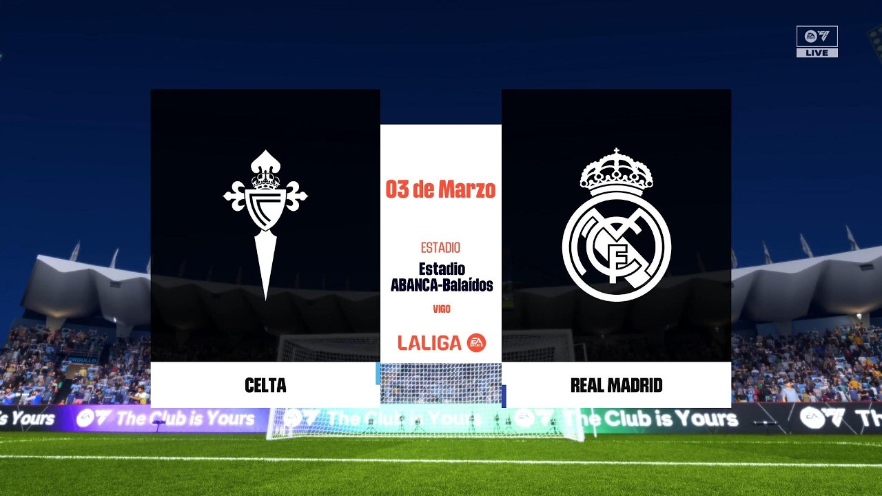 EA FC 26 |Celta De Vigo🆚 Real Madrid🔥PC ULTRA - La Liga 2025/26