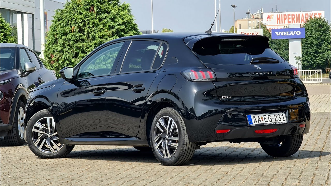 2022 Peugeot 208 Allure 1.2 PureTech 100 EAT8 Perla Nera Black