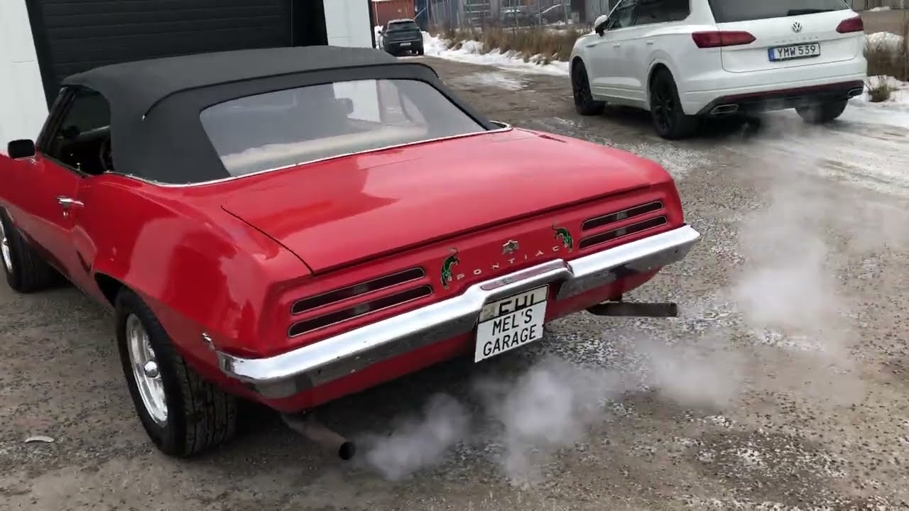 TILL SALU! FIR SALE! NYINKOMMEN! Pontiac Firebird Convertible 1969.