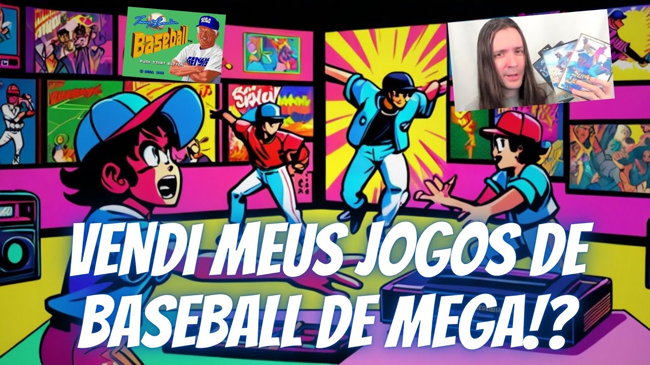 [VLOG] Eu Vendi Minha Coleção de Jogos de Baseball do Mega Drive? Eu Sumi? 500 Inscritos!?