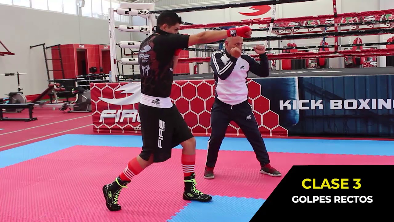GOLPES RECTOS, CLASE 3 BOXEO, TÉCNICAS FIRE SPORTS