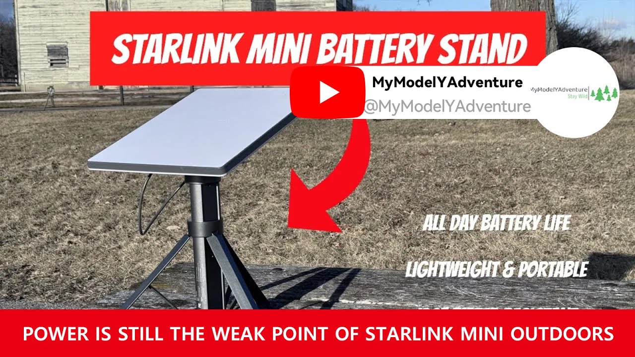 Power is still the weak point of Starlink Mini outdoors