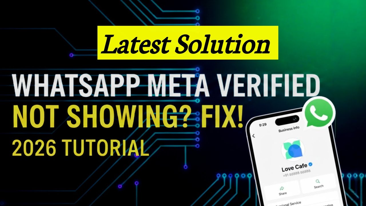 WhatsApp Meta verified option not showing | full 2026 guide, WhatsApp business verification 2026