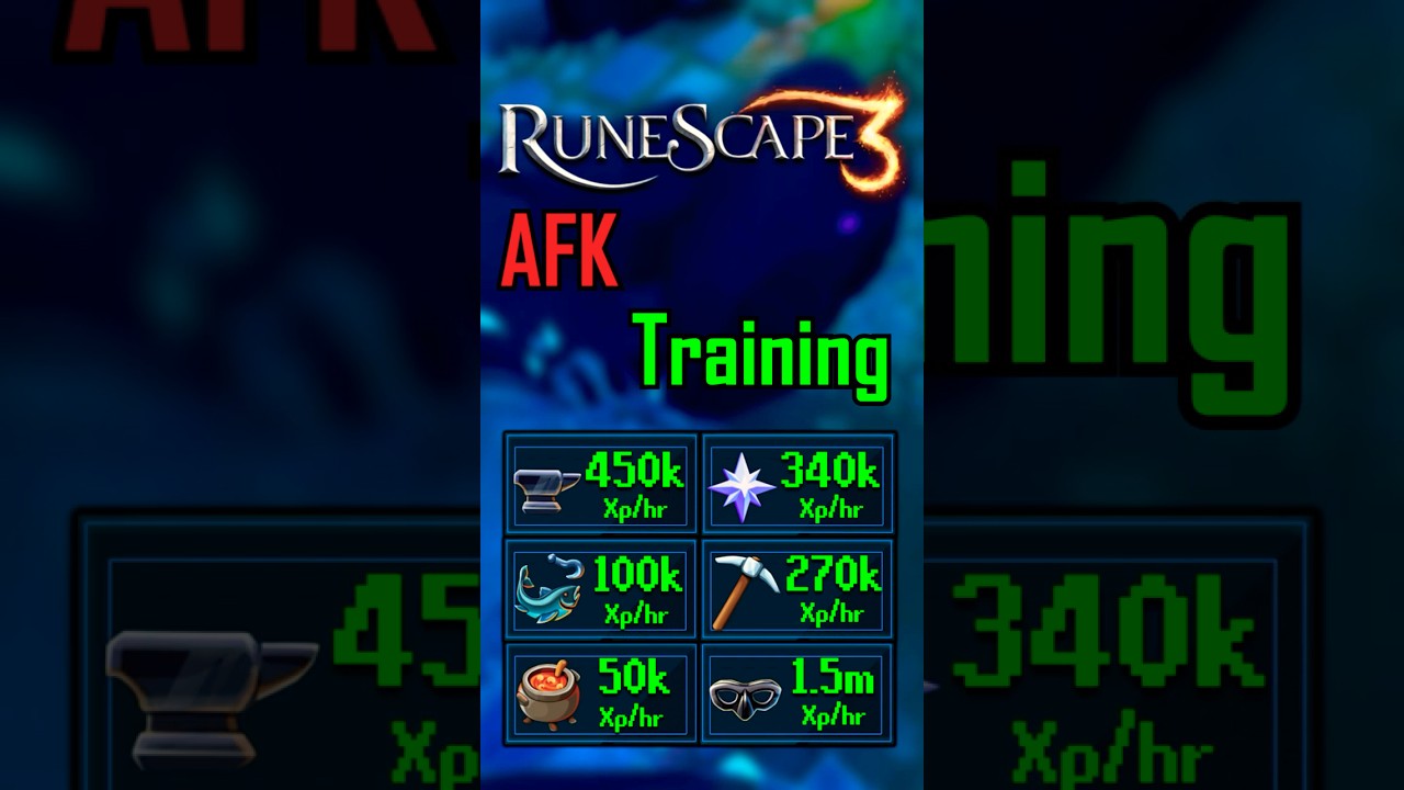 Best Fully AFK Training Methods in RuneScape 3