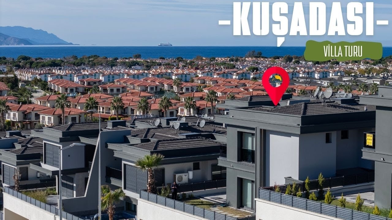 Kuşadası Soğucak'ta Deniz Manzaralı ve Denize Çok Yakın Mesafede Satılık Villa #247