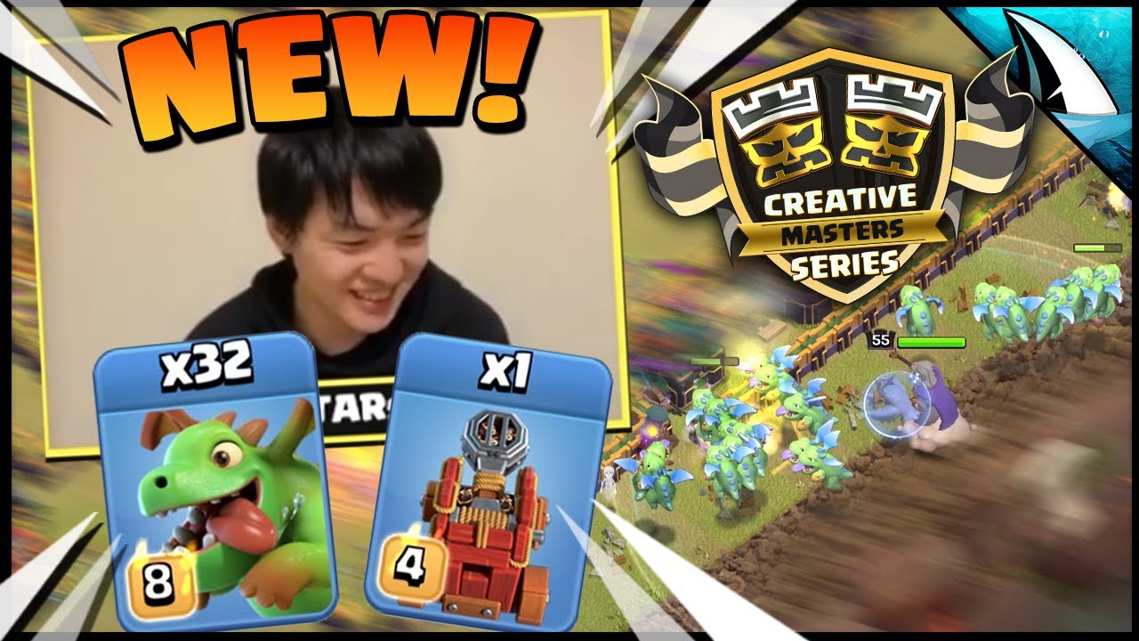Shocking NEW Mass Baby Dragon Attack from STARs in Clash of Clans!!
