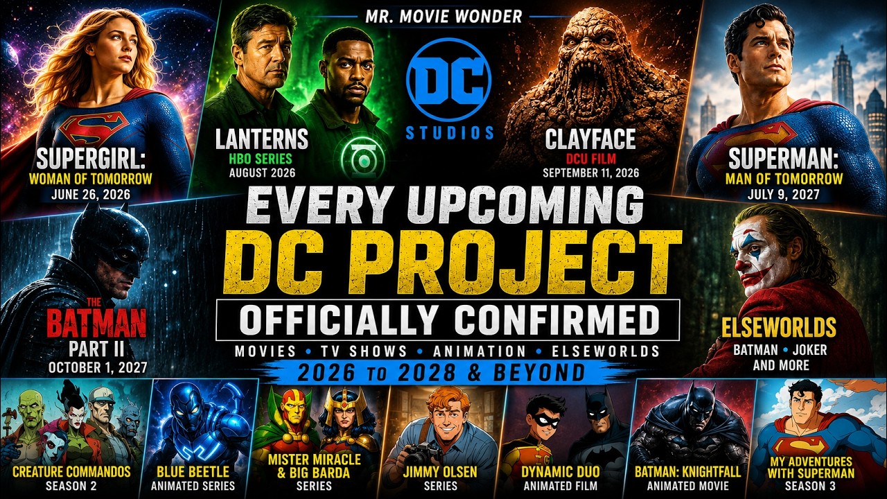 Every Upcoming DC Project Officially Confirmed (2026&ndash;2028) | DCU Complete Breakdown