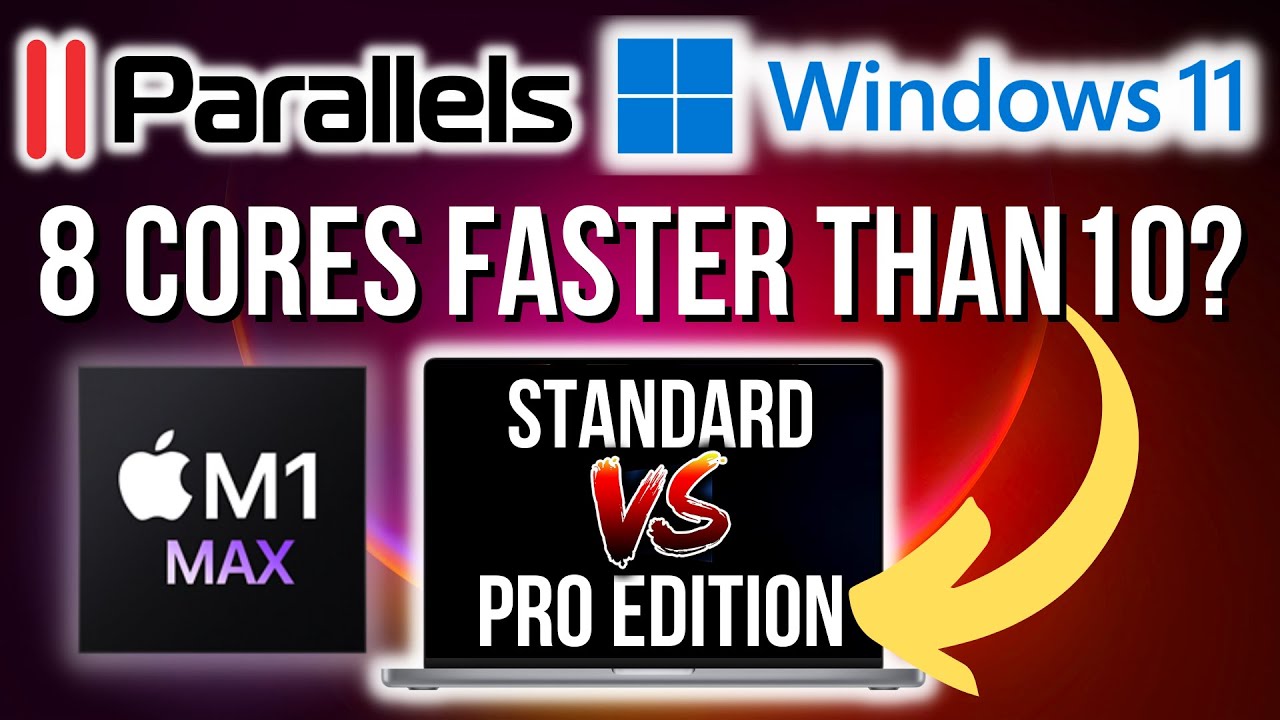 Parallels Standard faster than Pro? Windows gaming on M1 Mac compared: 16 vs 32 GB RAM, 8 vs 10 CPU