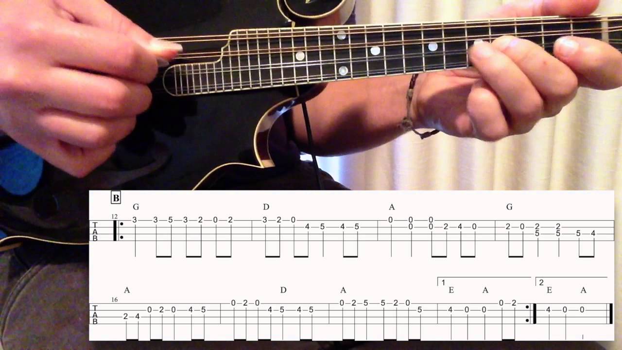 Red Haired Boy: Mandolin Lesson (Free TAB)