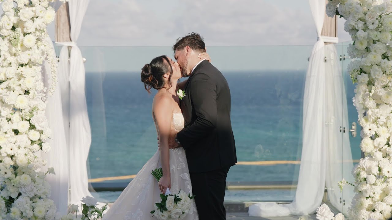 Romantic Secrets Moxché Wedding | Connie & Sean's Rooftop Celebration in Playa del Carmen