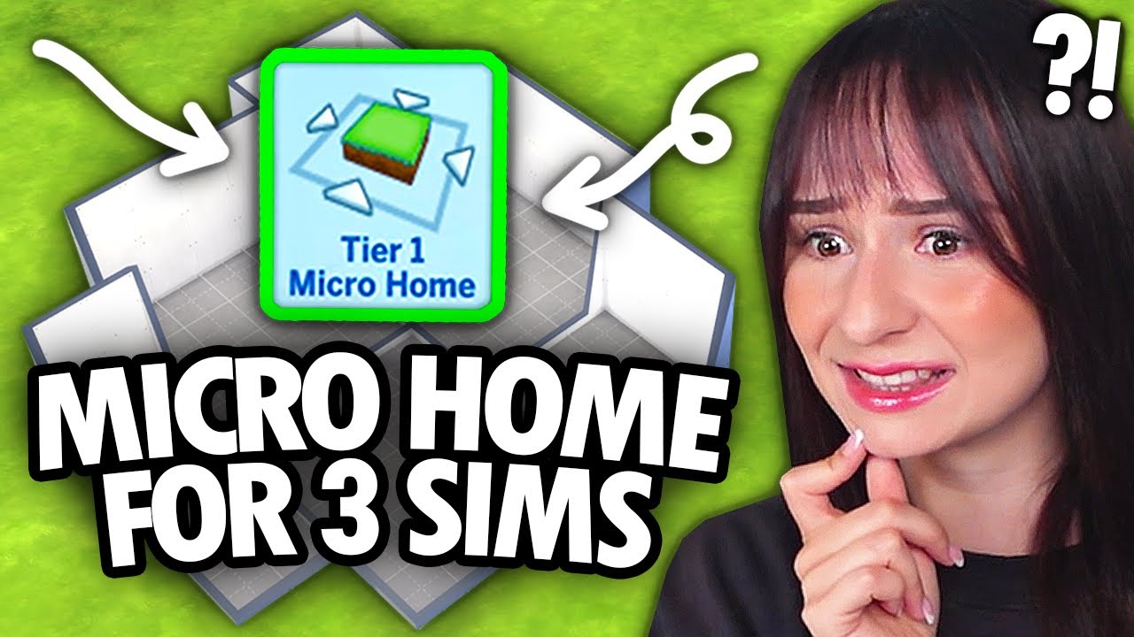 Могу ли я построить МИКРОДОМ для 3 СИМА в The Sims 4?
