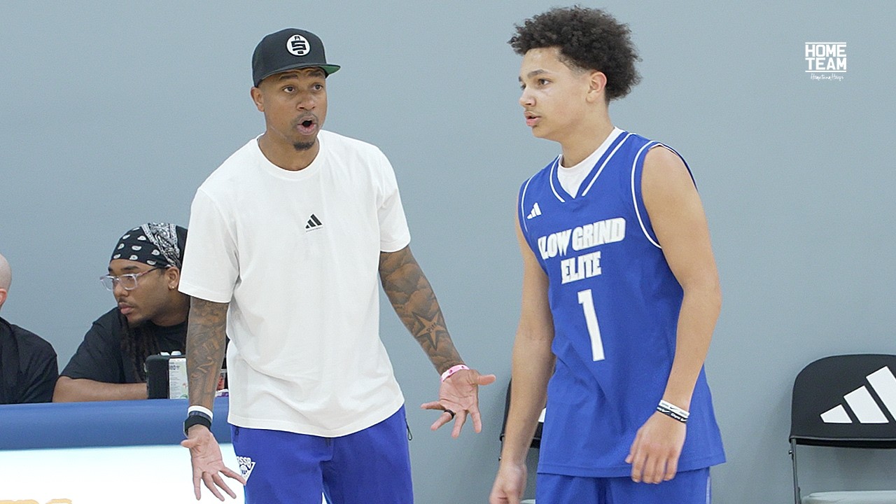 9th grader James Thomas, son of NBA All Star Isaiah Thomas at Adidas 3SSB Session 1