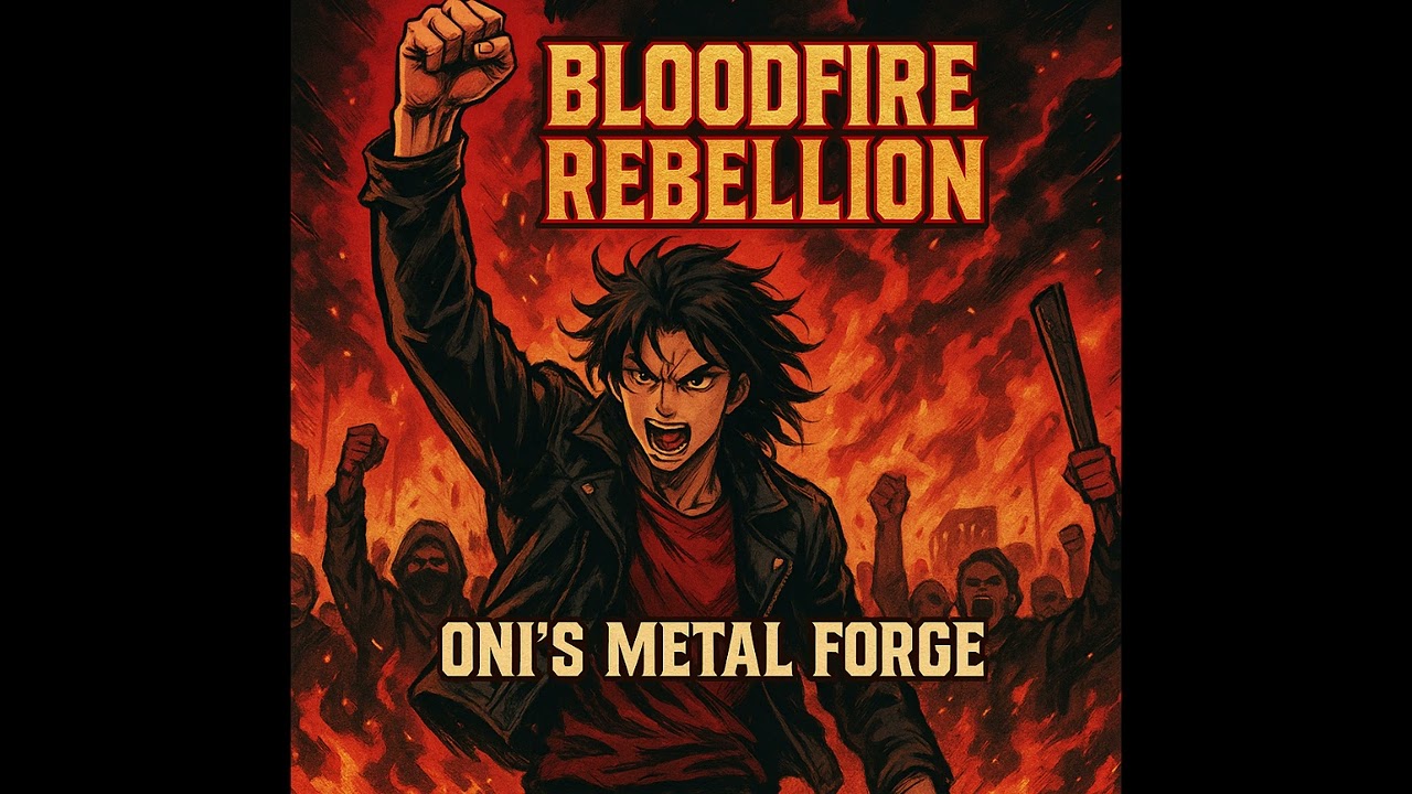 BLOODFIRE REBELLION — High-Speed Thrash Metal Riot | Oni’s Metal Forge 🔥⚡🩸🤘💥