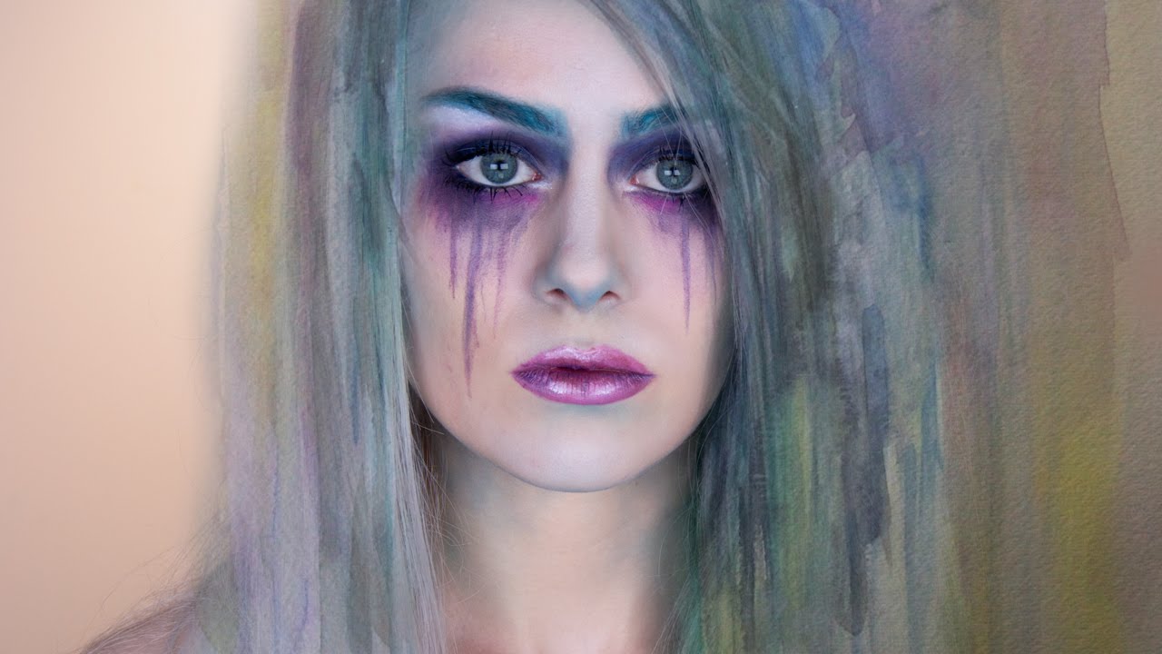 Watercolour Painting Makeup | Collaboration with Lena Danya