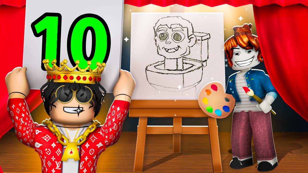 مسابقة مع المتابعين الحيوان الي ترسمه تاخذه في روبلوكس! 🎨