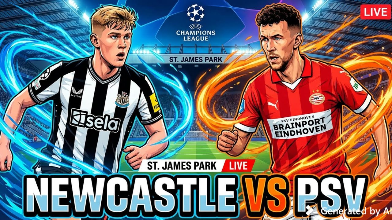 Newcastle vs PSV Champions League Showdown!