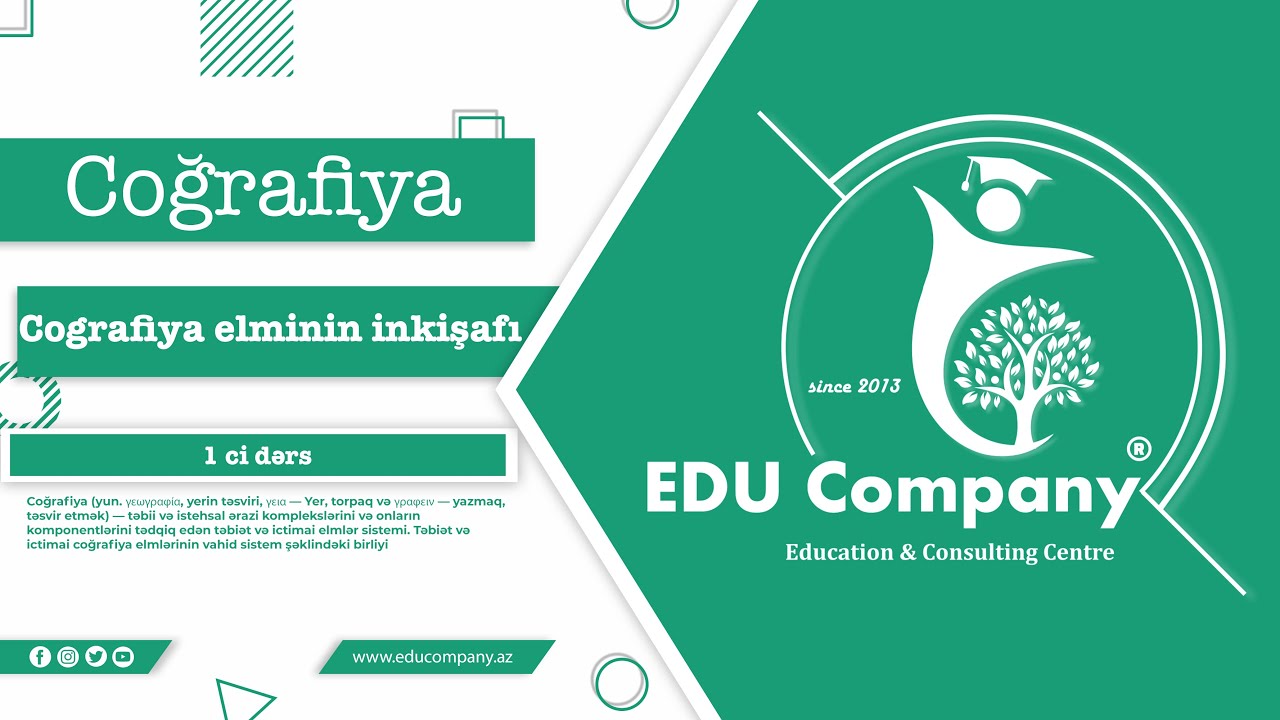 1#Cografiya.Cografiya elminin inkişafı