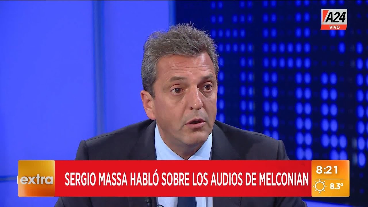 🔴 Sergio Massa habló sobre los audios de Melconian: 