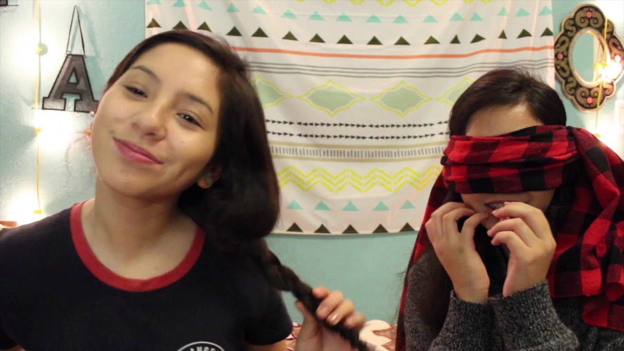 Blindfolded Hair Challenge