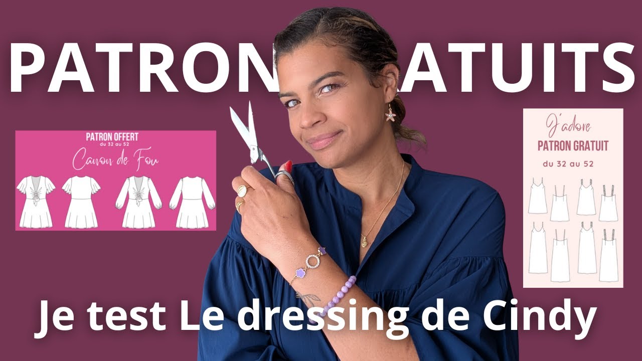 Je teste les patrons GRATUITS Le dressing de Cindy