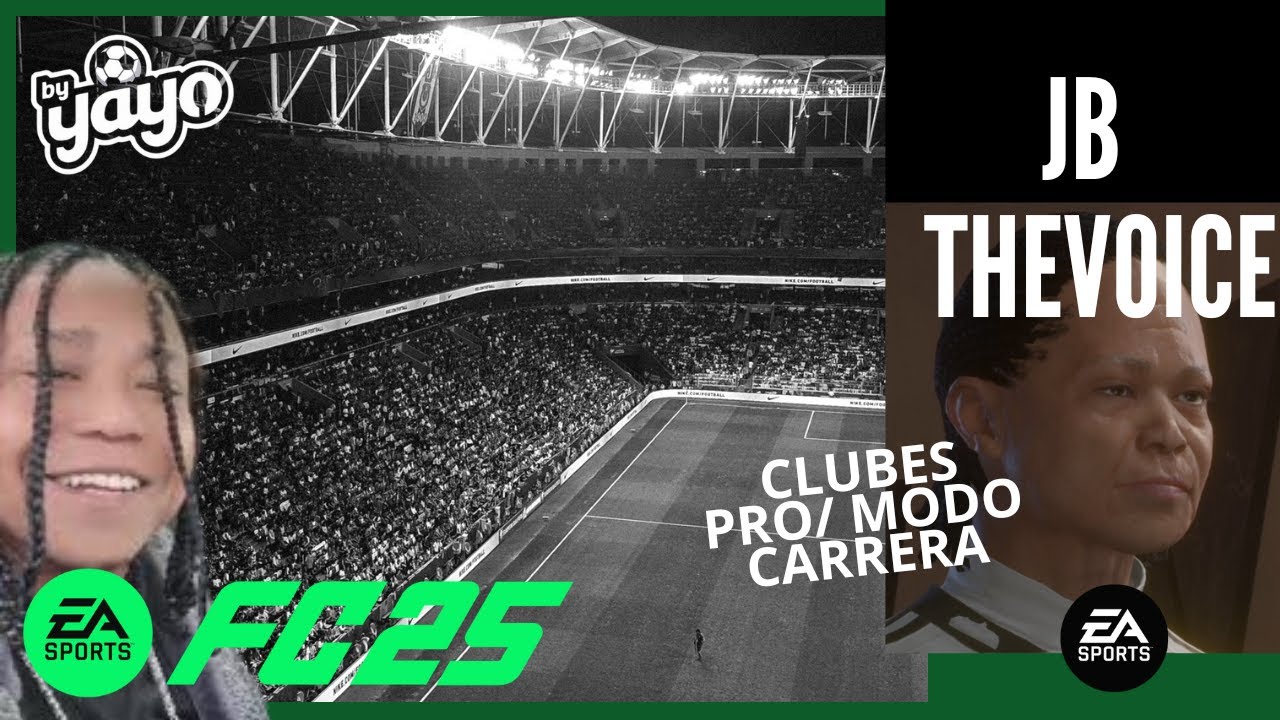 EA FC 25 - CÓMO CREAR A JBTHEVOICE 😎 - MODO CARRERA/CLUBES PRO #eafc25 #eafcclubs #futbol #fifa