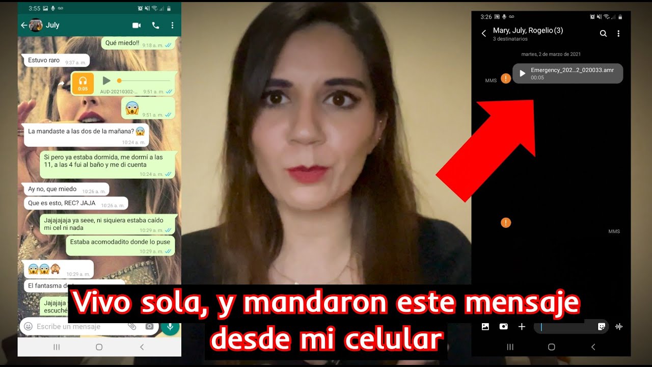 Alguien me grabó con mi celular mientras estaba dormida, Y YO VIVO SOLA 😳 también mandó la grabación