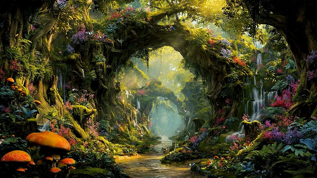 Magical Fairy-tale Gate | Open the Magic World | Mystical Fantasy Music for Sleep & Dream Well, Rest