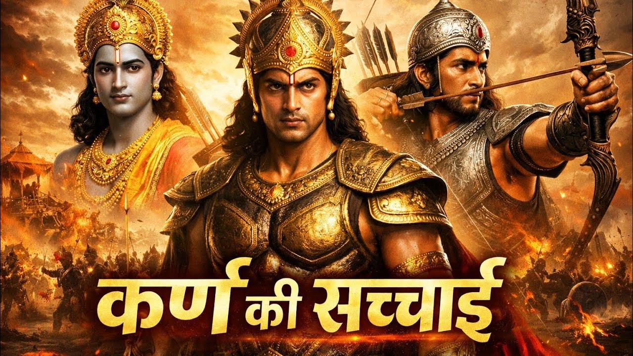 “कर्ण की पूरी कहानी | महाभारत का सबसे दुखद योद्धा”
