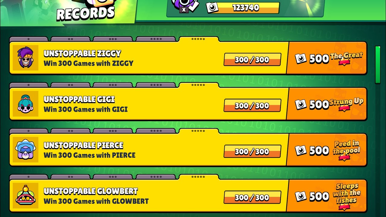 How I Completed Every Record in Brawl Stars