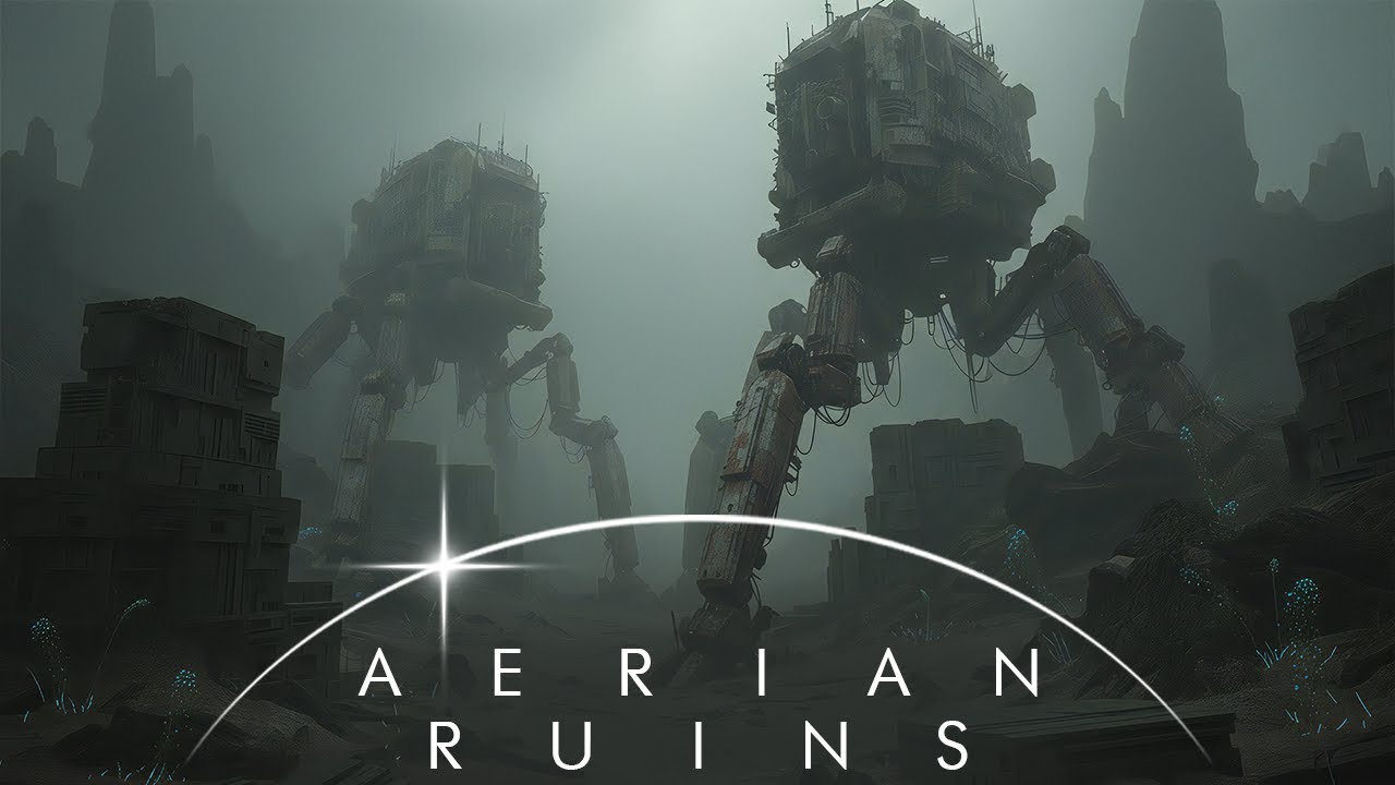 AERIAN RUINS | Dark Dystopian Ambient | Alien World Soundscape | Dystopian Ambience