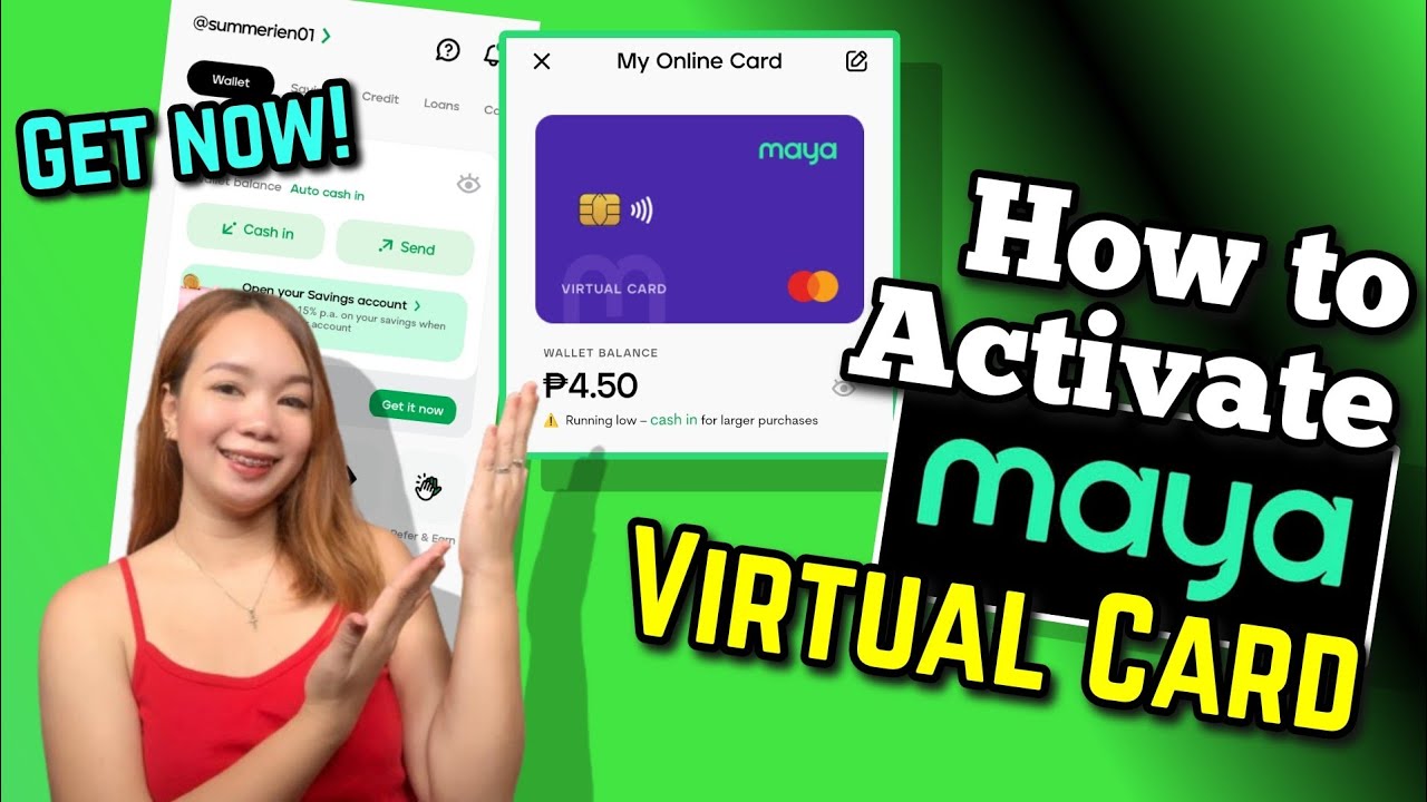 HOW TO ACTIVATE MAYA VIRTUAL CARD | GET MAYA CARD | Riencyll Cabile