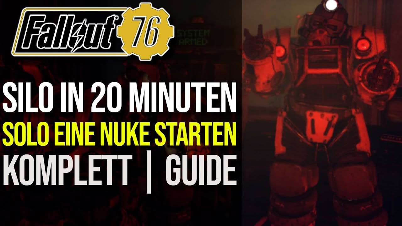 Silo in 20 Minuten SOLO | So schaffst du es | Nuke Guide | Fallout 76