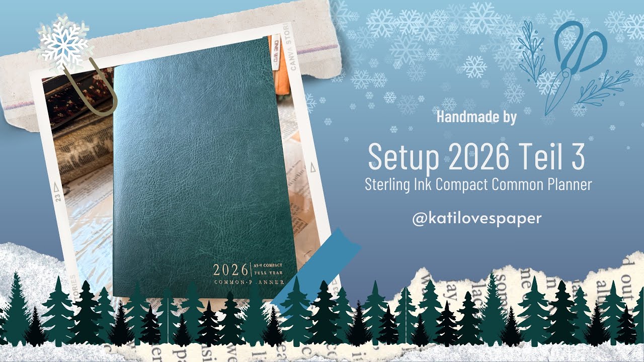 Setup 2026 Teil 3.1 💚 Sterling Ink Compact Common Planner